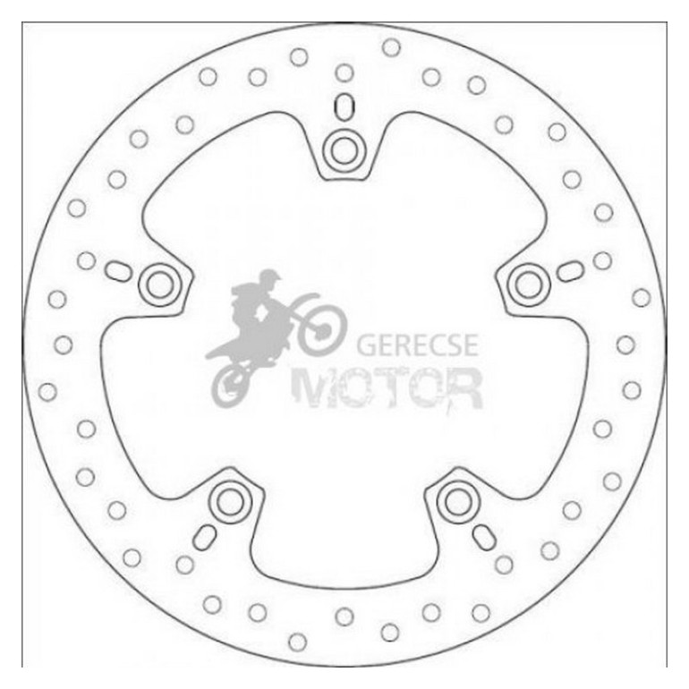 Hátsó féktárcsa Brembo BRM68B407C0