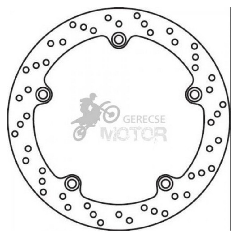 Hátsó féktárcsa Brembo BRM68B407C8