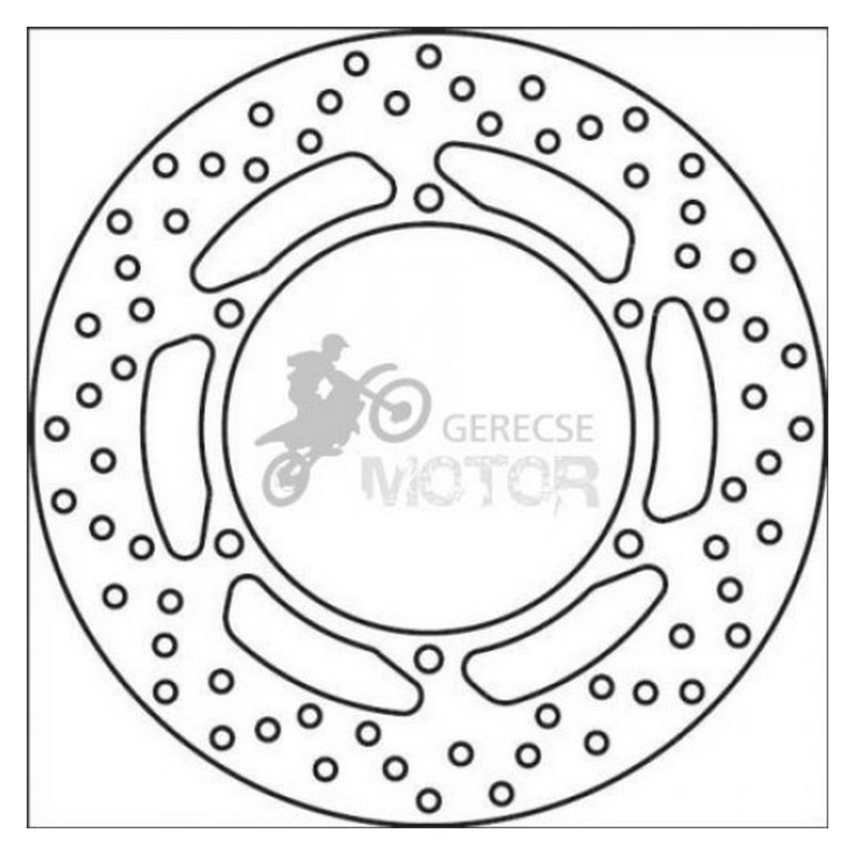 Hátsó féktárcsa Brembo BRM108489946