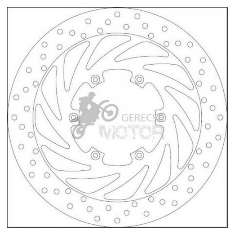 Első féktárcsa Brembo BRM208489955