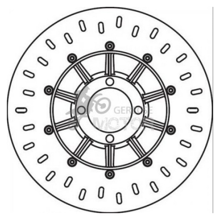 Első féktárcsa Brembo BRM68B407D2
