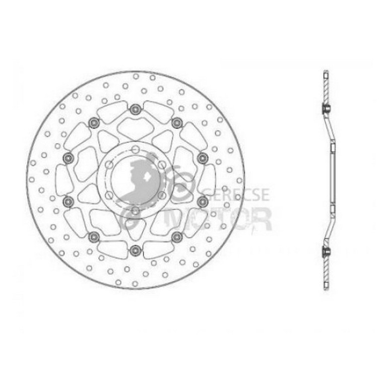 Első féktárcsa Brembo BRM78B40818