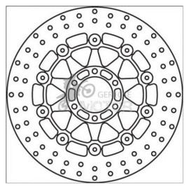 Első féktárcsa Brembo BRM108489975