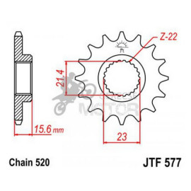 Lánckerék első JTF577