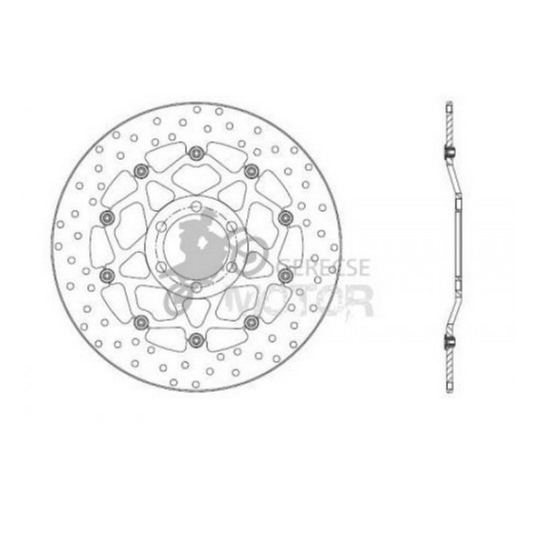 Első féktárcsa Brembo BRM78B40825