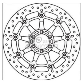 Féktárcsa Brembo BRM108200370