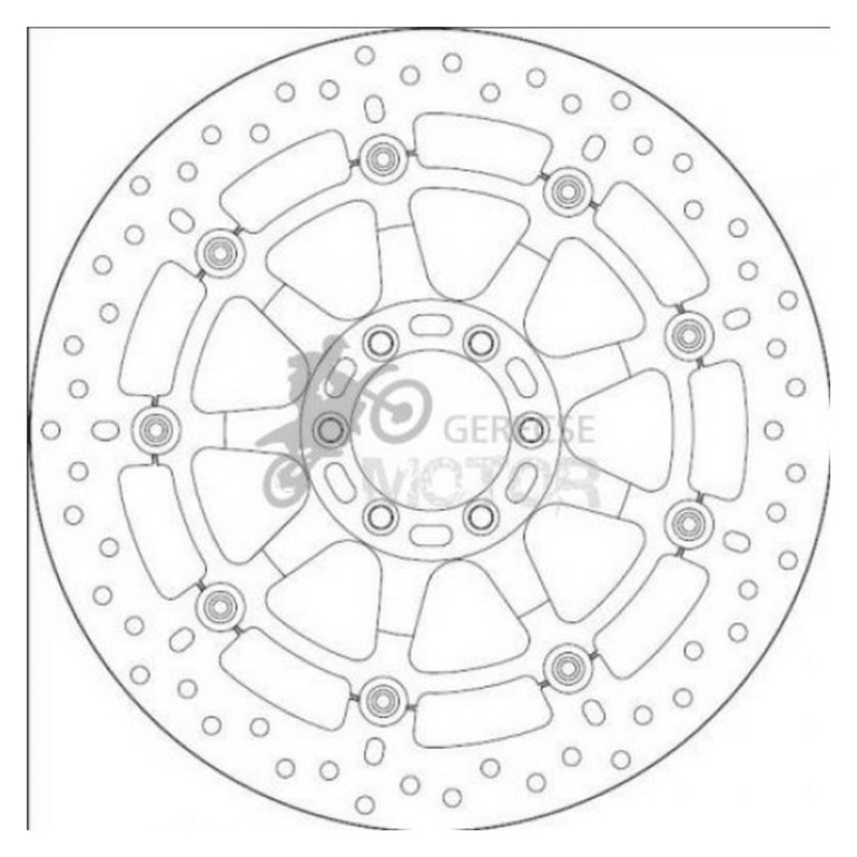 Féktárcsa Brembo BRM108200372