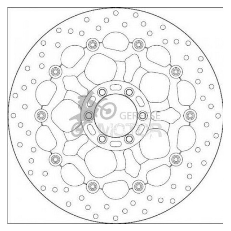 Féktárcsa Brembo BRM108200384