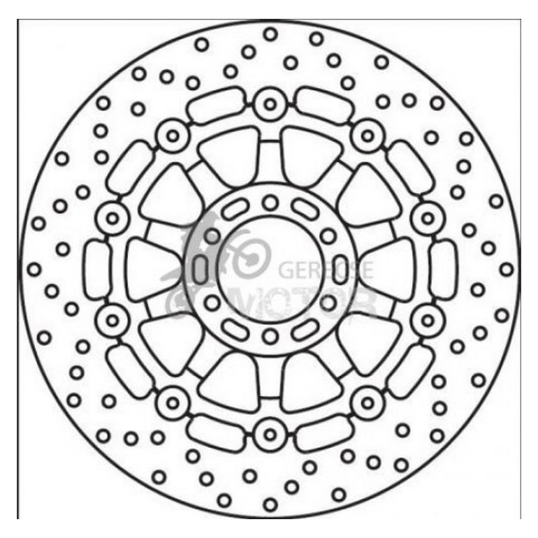 Első féktárcsa Brembo BRM108489976