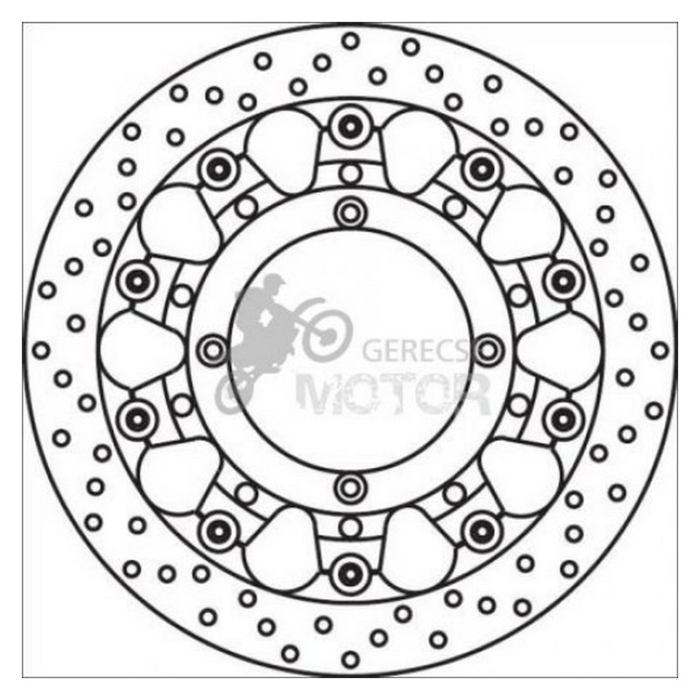 Első féktárcsa Brembo BRM108489966
