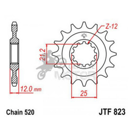 Lánckerék első JTF823