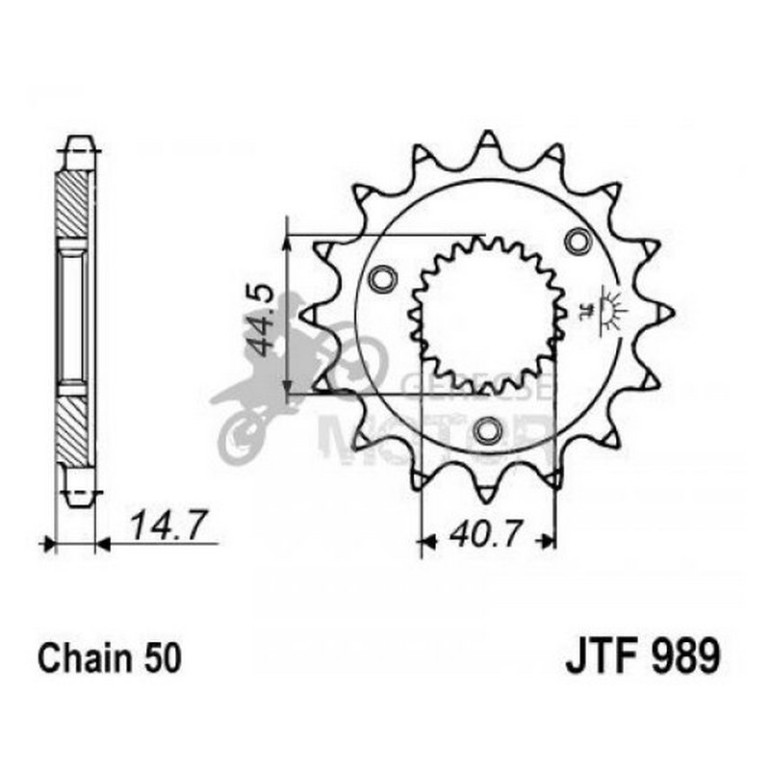 Lánckerék első JTF989