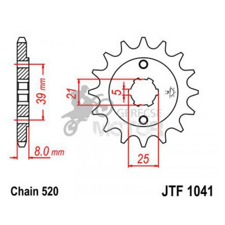 Lánckerék első JTF1041
