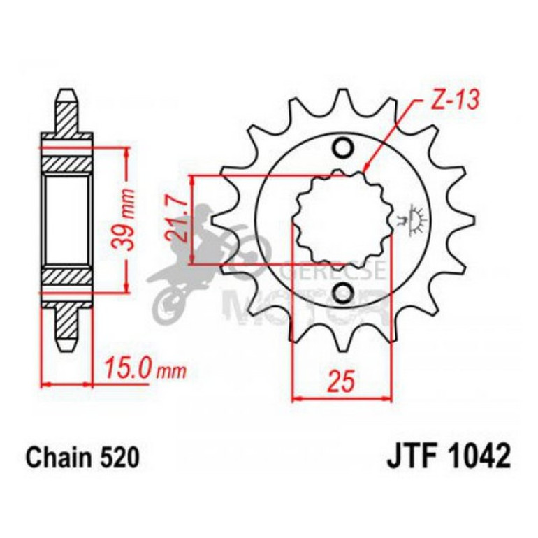 Lánckerék első JTF1042