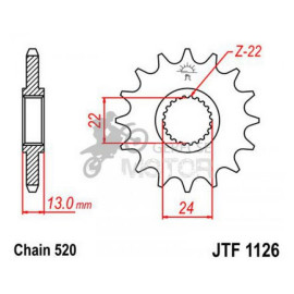 Lánckerék első JTF1126