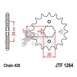 Lánckerék első JTF1264