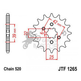 Lánckerék első JTF1265
