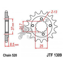 Lánckerék első JTF1309