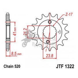 Lánckerék első JTF1322