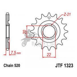 Lánckerék első JTF1323