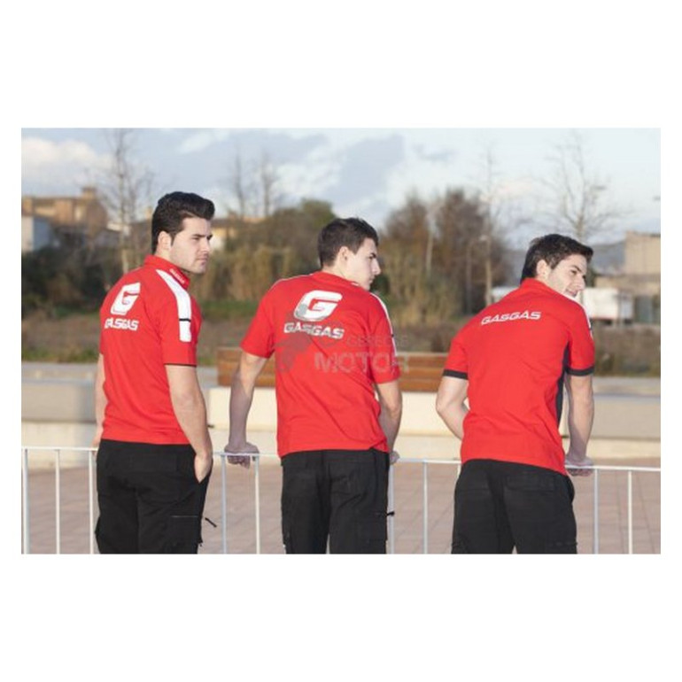 Piros galléros Paddock póló Gas Gas