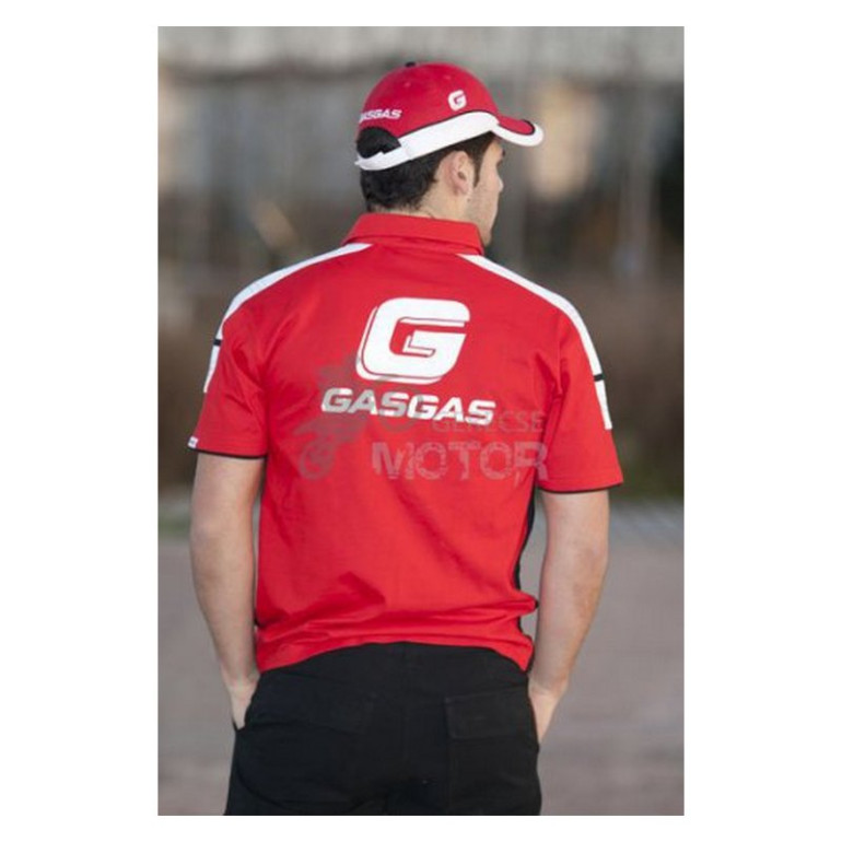 Piros galléros Paddock póló Gas Gas