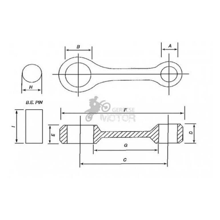 Hajtókar szett Japán TKR