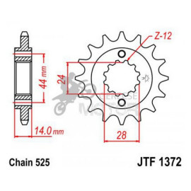 Lánckerék első JTF1372