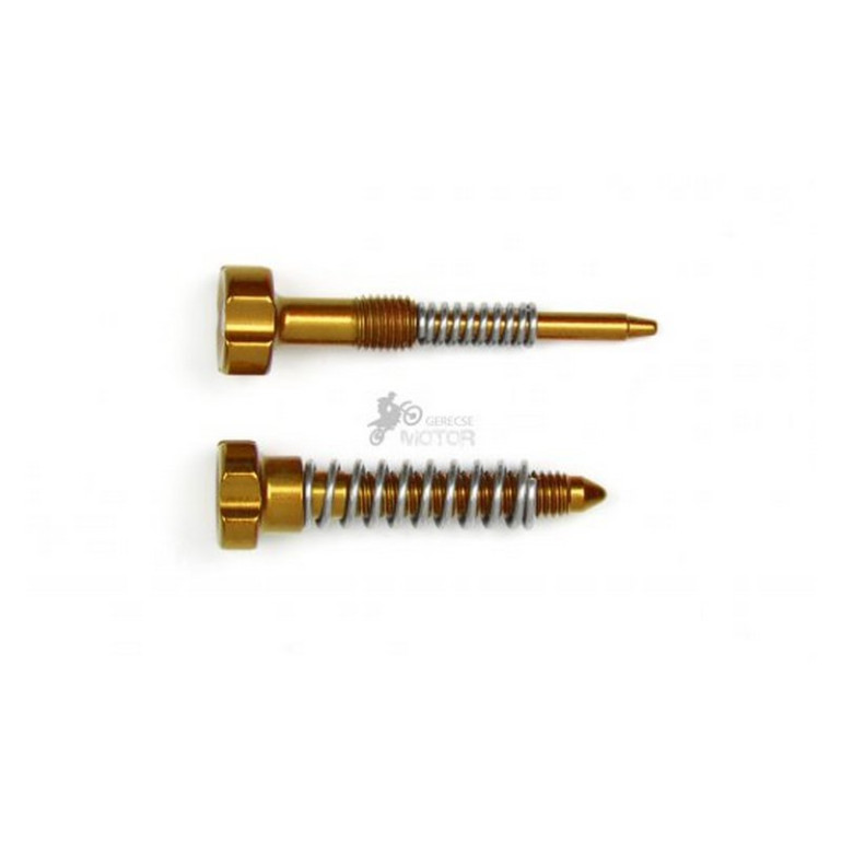 Levegő és alapjárat allító csavar szett Keihin triál S3