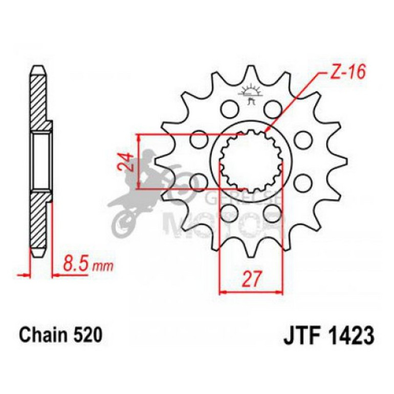 Lánckerék első JTF1423