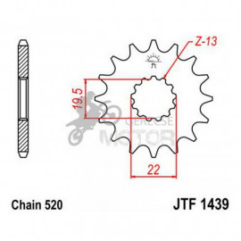 Lánckerék első JTF1439