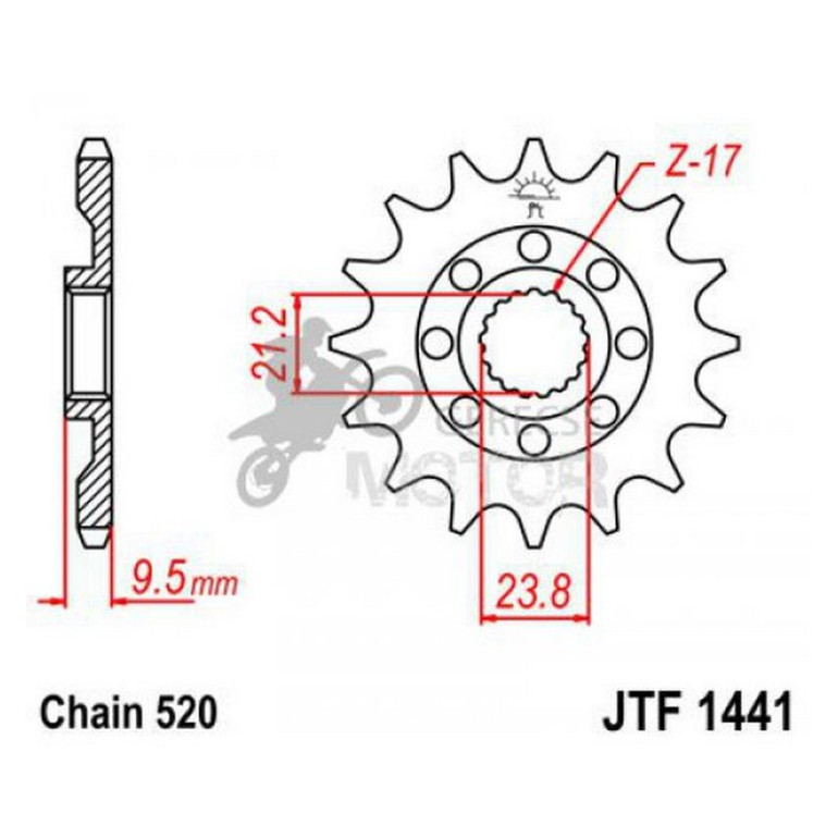 Lánckerék első JTF1441