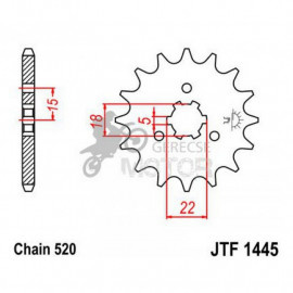 Lánckerék első JTF1445
