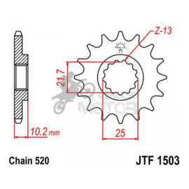 Lánckerék első JTF1503