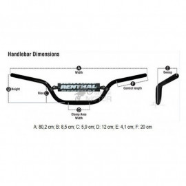 Kormány Motocross/Enduro Renthal 683