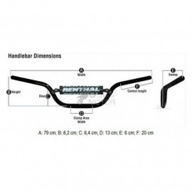 Kormány Motocross/Enduro Renthal 744
