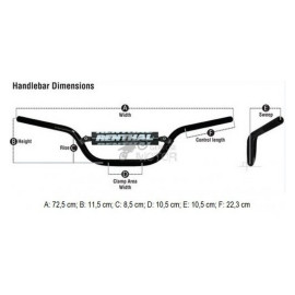 Kormány Road közepes Renthal 755