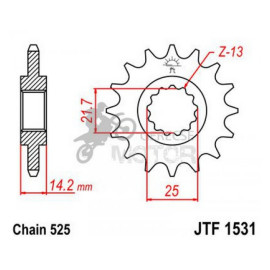 Lánckerék első JTF1531