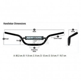 Kormány Motocross/Enduro Renthal 809