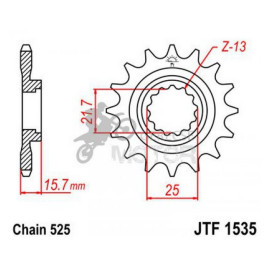 Lánckerék első JTF1535