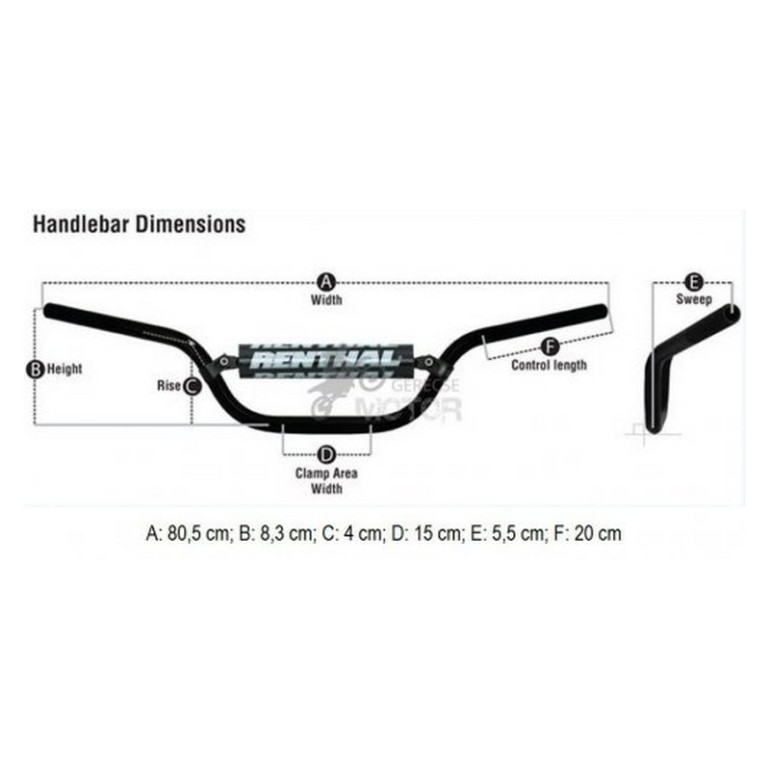 Kormány Fatbar Renthal 821