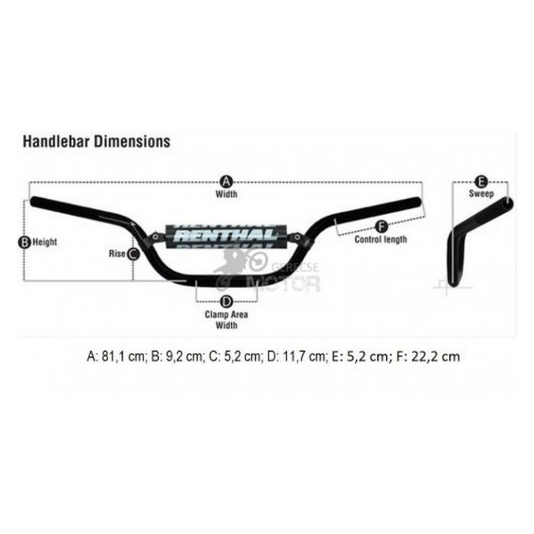 Kormány Fatbar Renthal 827