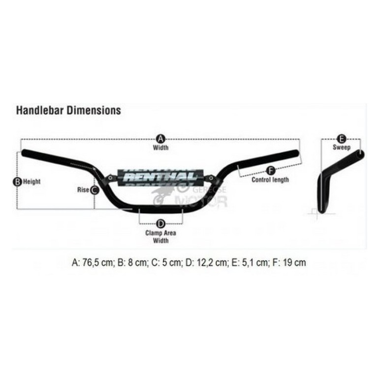 Kormány Fatbar Renthal 828