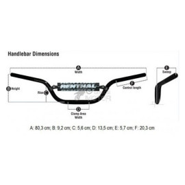 Kormány Motocross/Enduro Renthal 966
