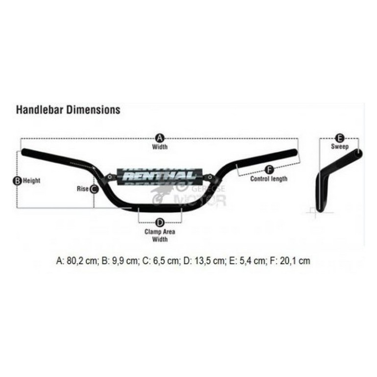 Kormány Motocross/Enduro Renthal 971