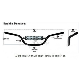 Kormány Motocross/Enduro Renthal 984