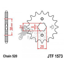 Lánckerék első JTF1573