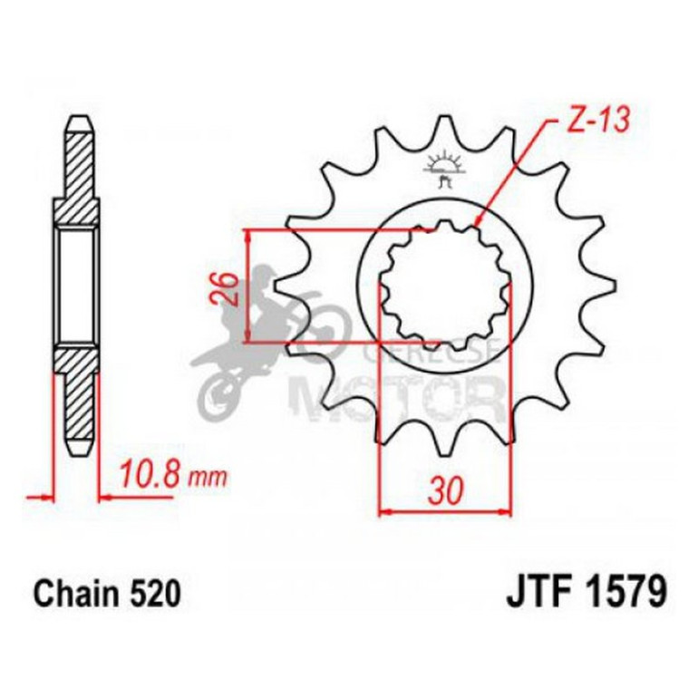 Lánckerék első JTF1579