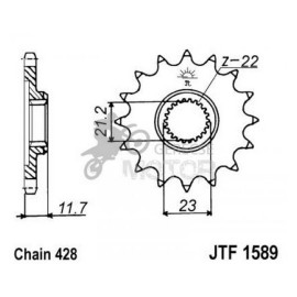 Lánckerék első JTF1589