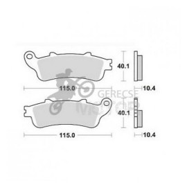 Fékbetét AP Racing LMP480 SR
